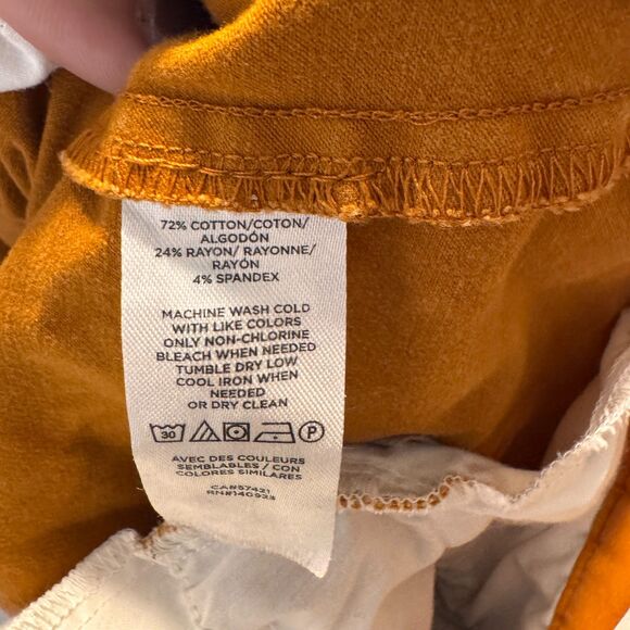 Loft Outlet Skinny Leg Orange Dress Work Pant Business Casual SZ 10 - Picture 3 of 3